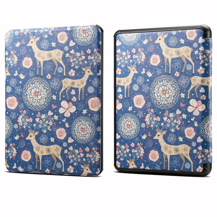 Painted Voltage Leather Tablet Case, For Amazon Kindle 11th Gen 2022 6 inch
