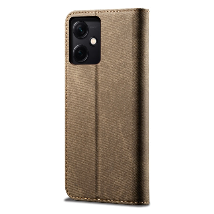 Denim Texture Leather Phone Case, For Xiaomi Redmi Note 12 China, For Xiaomi Redmi Note 12 Pro 5G China, For Xiaomi Redmi Note 12 Pro+ China