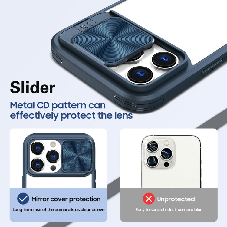 360 Full Body Sliding Camshield Phone Case, For iPhone 14 Pro, For iPhone 14 Pro Max