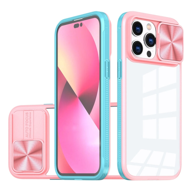 360 Full Body Sliding Camshield Phone Case, For iPhone 14 Pro, For iPhone 14 Pro Max