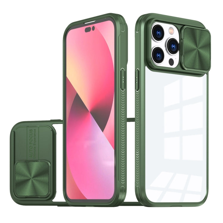 360 Full Body Sliding Camshield Phone Case, For iPhone 14 Pro, For iPhone 14 Pro Max