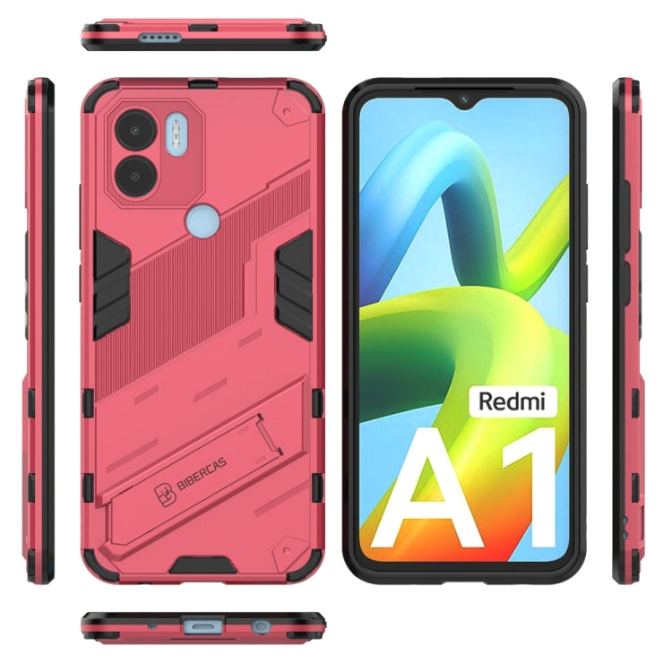 Punk Armor 2 in 1 PC + TPU Phone Case with Invisible Holder, For Xiaomi Redmi A1+, For Xiaomi 12T/12T Pro/Redmi K50 Ultra