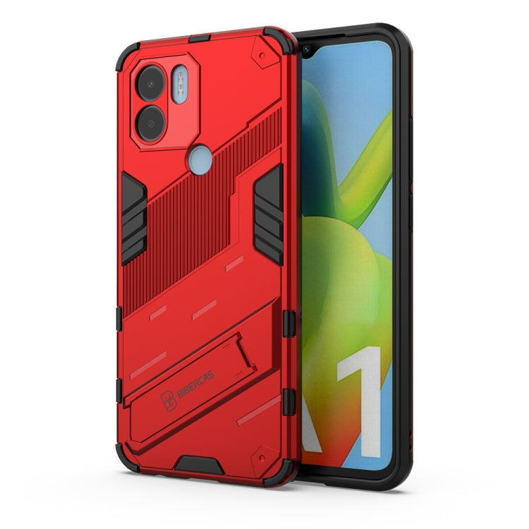 Punk Armor 2 in 1 PC + TPU Phone Case with Invisible Holder, For Xiaomi Redmi A1+, For Xiaomi 12T/12T Pro/Redmi K50 Ultra