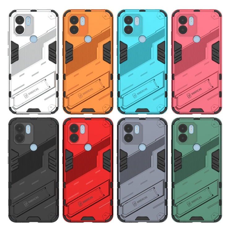 Punk Armor 2 in 1 PC + TPU Phone Case with Invisible Holder, For Xiaomi Redmi A1+, For Xiaomi 12T/12T Pro/Redmi K50 Ultra