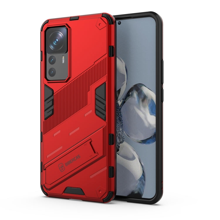 Punk Armor 2 in 1 PC + TPU Phone Case with Invisible Holder, For Xiaomi Redmi A1+, For Xiaomi 12T/12T Pro/Redmi K50 Ultra
