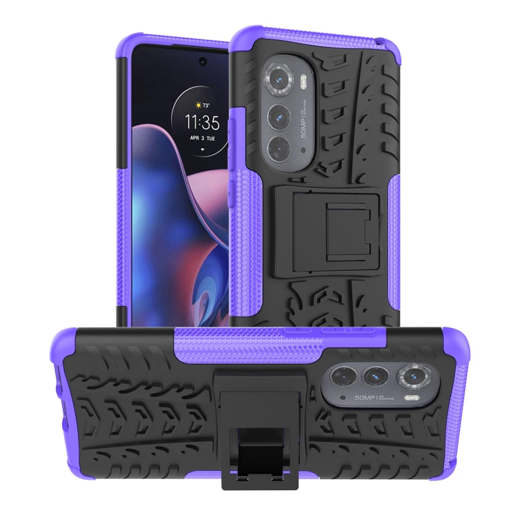 Tire Texture TPU + PC Phone Case with Holder, For vivo Y77, For Samsung Galaxy A04 / M13 5G, For Motorola Edge 2022, For Nokia G400 5G