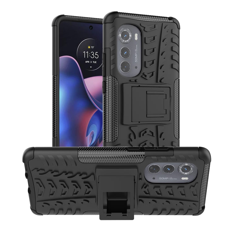 Tire Texture TPU + PC Phone Case with Holder, For vivo Y77, For Samsung Galaxy A04 / M13 5G, For Motorola Edge 2022, For Nokia G400 5G