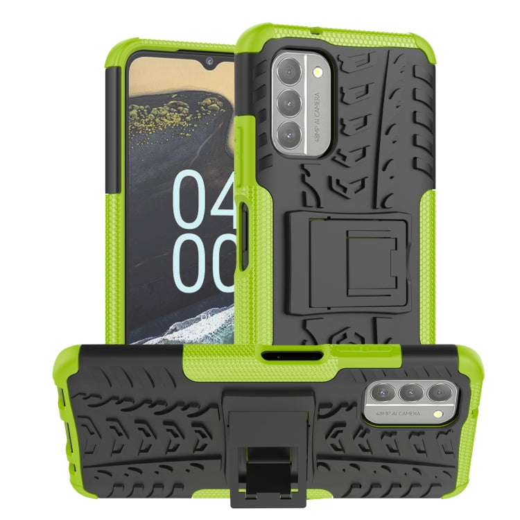 Tire Texture TPU + PC Phone Case with Holder, For Motorola Edge 2022, For vivo Y77, For Samsung Galaxy A04 / M13 5G, For Nokia G400 5G