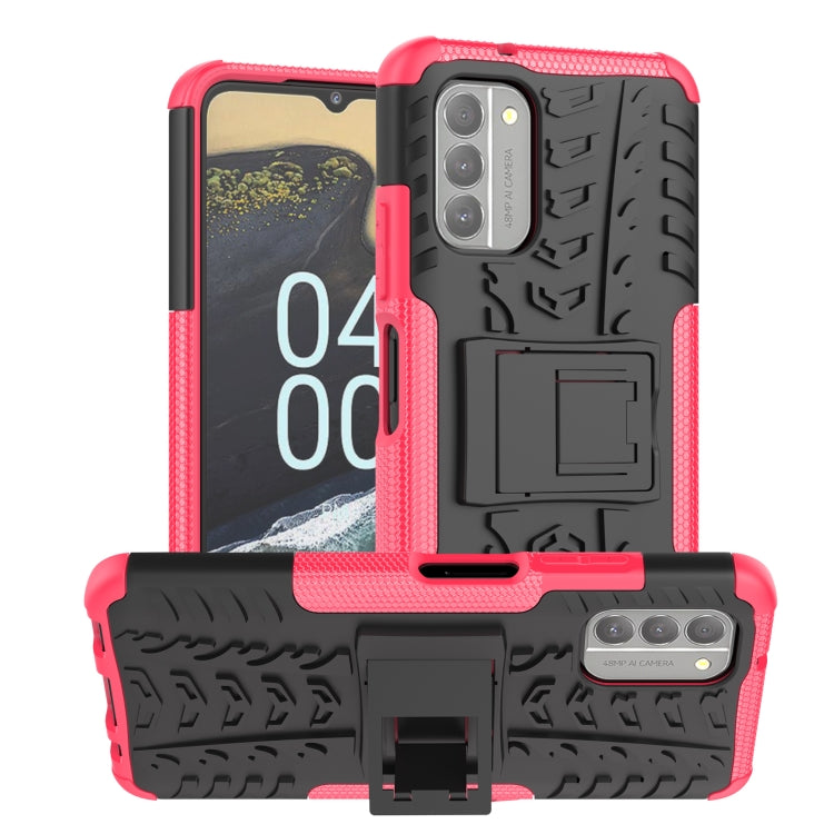 Tire Texture TPU + PC Phone Case with Holder, For Motorola Edge 2022, For vivo Y77, For Samsung Galaxy A04 / M13 5G, For Nokia G400 5G