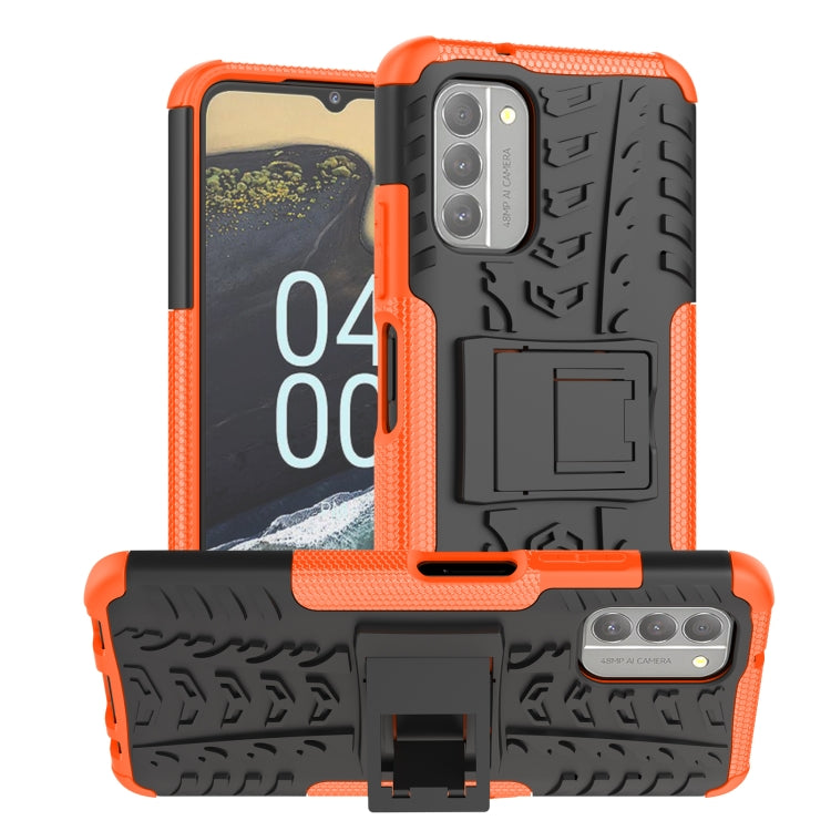 Tire Texture TPU + PC Phone Case with Holder, For Motorola Edge 2022, For vivo Y77, For Samsung Galaxy A04 / M13 5G, For Nokia G400 5G
