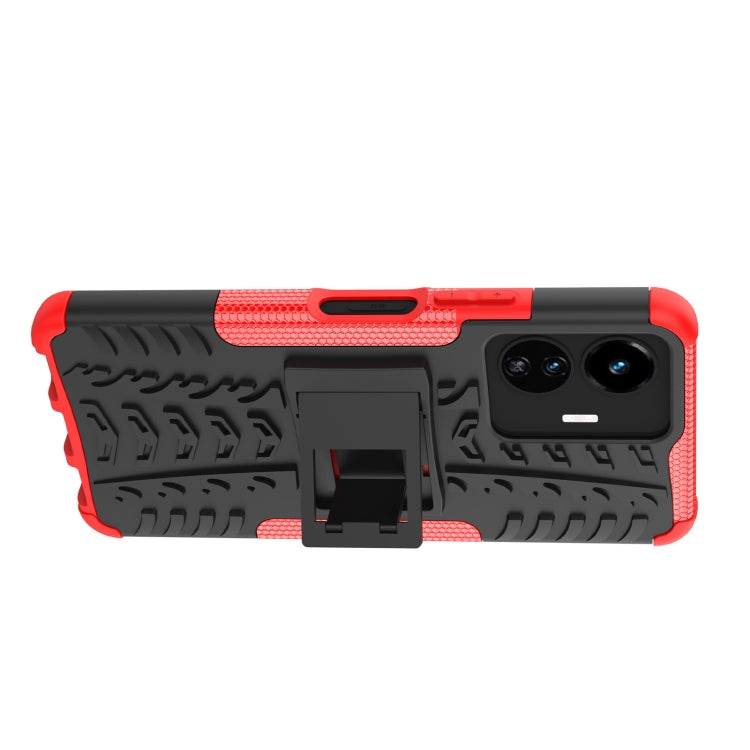 Tire Texture TPU + PC Phone Case with Holder, For vivo Y77, For Samsung Galaxy A04 / M13 5G, For Motorola Edge 2022, For Nokia G400 5G