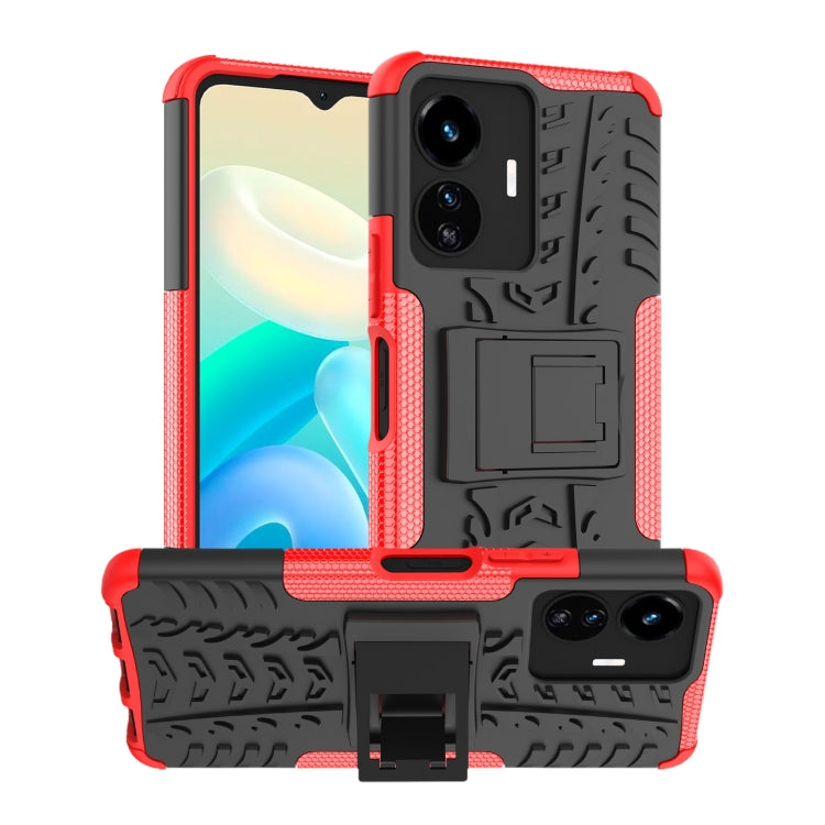 Tire Texture TPU + PC Phone Case with Holder, For vivo Y77, For Samsung Galaxy A04 / M13 5G, For Motorola Edge 2022, For Nokia G400 5G