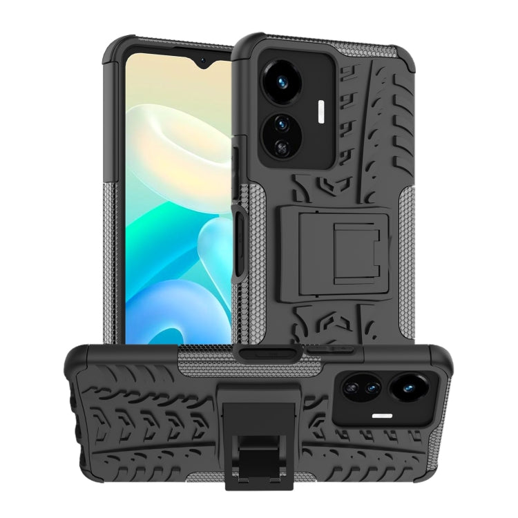 Tire Texture TPU + PC Phone Case with Holder, For vivo Y77, For Samsung Galaxy A04 / M13 5G, For Motorola Edge 2022, For Nokia G400 5G