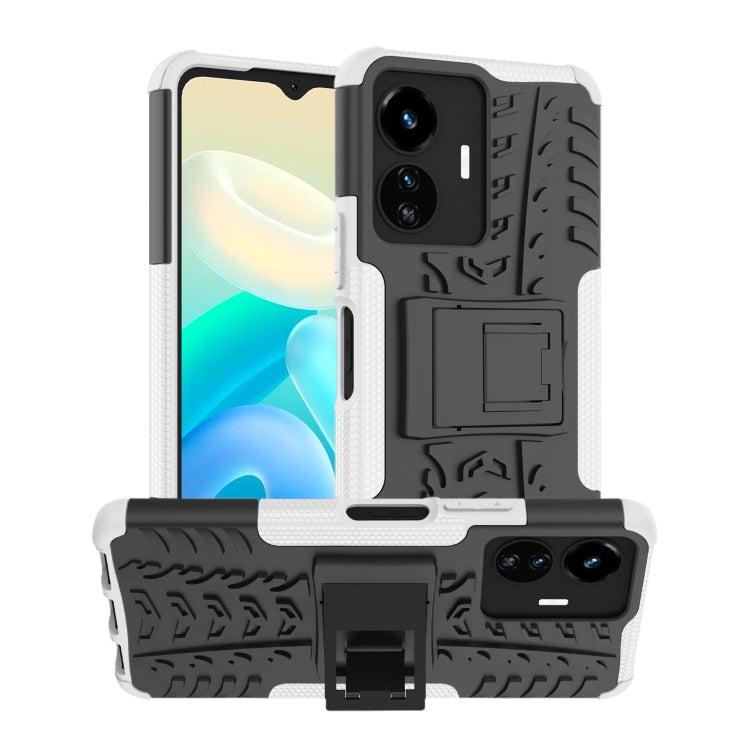 Tire Texture TPU + PC Phone Case with Holder, For vivo Y77, For Samsung Galaxy A04 / M13 5G, For Motorola Edge 2022, For Nokia G400 5G