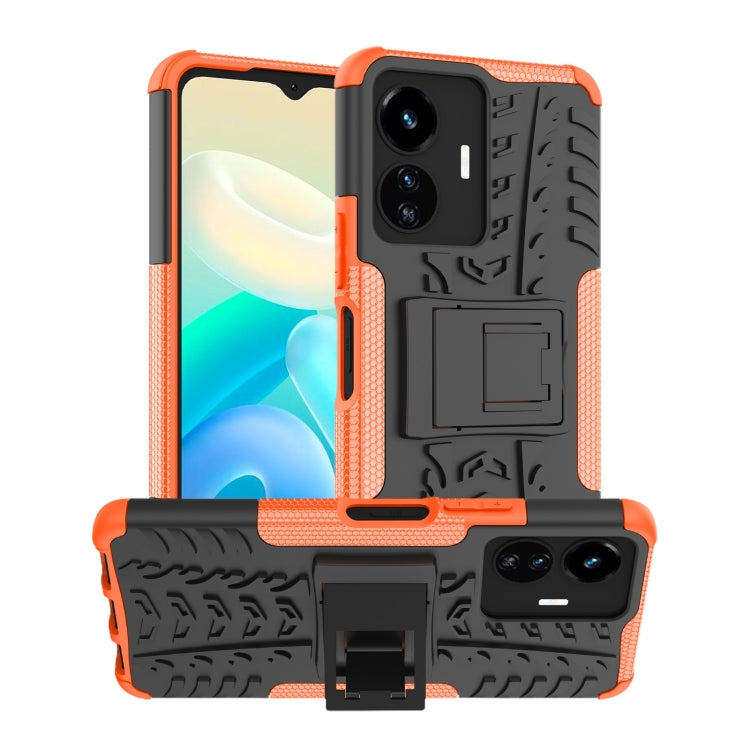 Tire Texture TPU + PC Phone Case with Holder, For vivo Y77, For Samsung Galaxy A04 / M13 5G, For Motorola Edge 2022, For Nokia G400 5G