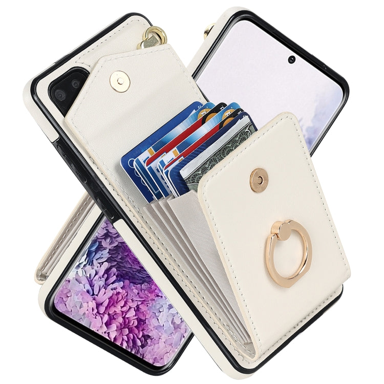 Ring Holder RFID Card Slot Phone Case, For iPhone XR, For iPhone XS Max, For Samsung Galaxy A33 5G, For Samsung Galaxy A51 5G, For Samsung Galaxy A53 5G, For Samsung Galaxy A71 5G, For Samsung Galaxy S20, For Samsung Galaxy S20 Ultra                   ...