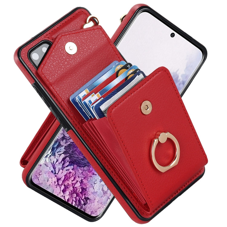 Ring Holder RFID Card Slot Phone Case, For iPhone XR, For iPhone XS Max, For Samsung Galaxy A33 5G, For Samsung Galaxy A51 5G, For Samsung Galaxy A53 5G, For Samsung Galaxy A71 5G, For Samsung Galaxy S20, For Samsung Galaxy S20 Ultra                   ...
