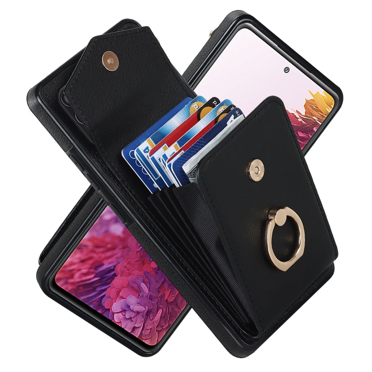 Ring Holder RFID Card Slot Phone Case, For iPhone XR, For iPhone XS Max, For Samsung Galaxy A33 5G, For Samsung Galaxy A51 5G, For Samsung Galaxy A53 5G, For Samsung Galaxy A71 5G, For Samsung Galaxy S20, For Samsung Galaxy S20 Ultra                   ...