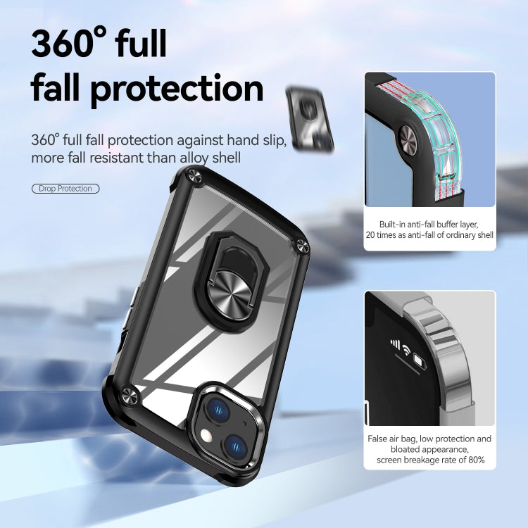TPU + PC Lens Protection Phone Case with Ring Holder, For iPhone 11, For iPhone 11 Pro, For iPhone 11 Pro Max, For iPhone XS / X, For iPhone XS Max, For iPhone XR, For iPhone 12 / 12 Pro, For iPhone 12 Pro Max
