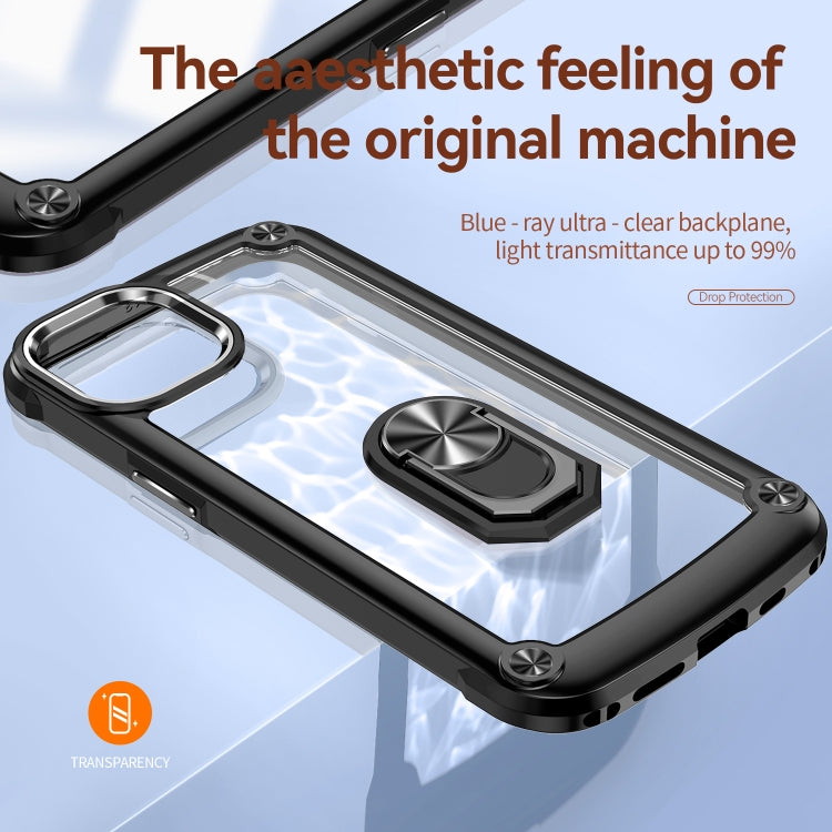 TPU + PC Lens Protection Phone Case with Ring Holder, For iPhone 11, For iPhone 11 Pro, For iPhone 11 Pro Max, For iPhone XS / X, For iPhone XS Max, For iPhone XR, For iPhone 12 / 12 Pro, For iPhone 12 Pro Max