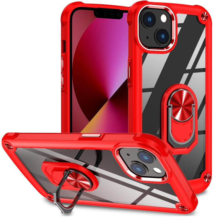 TPU + PC Lens Protection Phone Case with Ring Holder, For iPhone 11, For iPhone 11 Pro, For iPhone 11 Pro Max, For iPhone XS / X, For iPhone XS Max, For iPhone XR, For iPhone 12 / 12 Pro, For iPhone 12 Pro Max