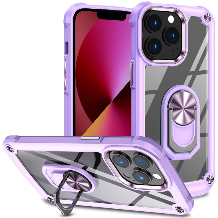 TPU + PC Lens Protection Phone Case with Ring Holder, For iPhone 11, For iPhone 11 Pro, For iPhone 11 Pro Max, For iPhone XS / X, For iPhone XS Max, For iPhone XR, For iPhone 12 / 12 Pro, For iPhone 12 Pro Max