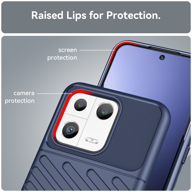 Thunderbolt Shockproof TPU Protective Soft Phone Case, For Xiaomi 13, For Xiaomi 13 Pro