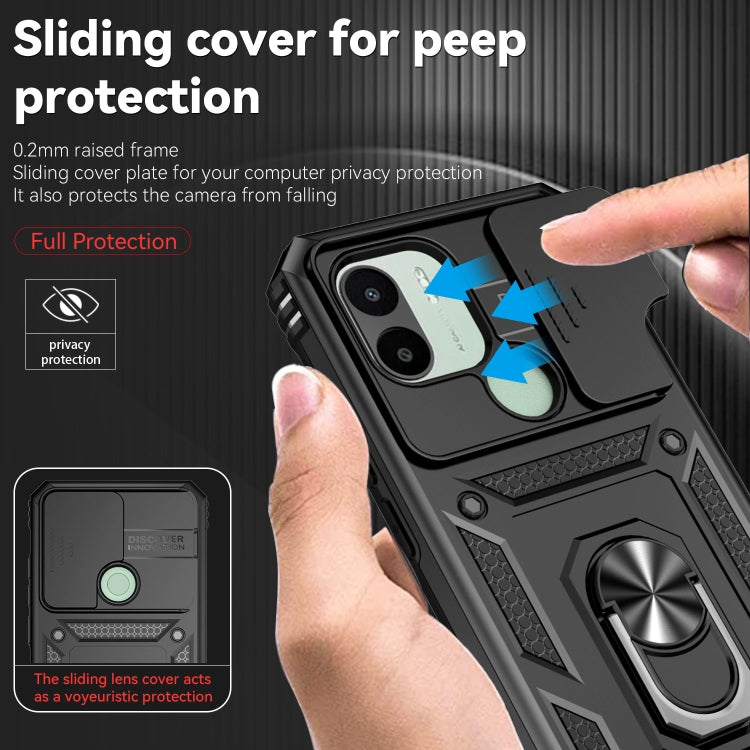 Sliding Camshield Holder Phone Case, For Xiaomi Redmi A1/A1+, For Samsung Galaxy A14 5G