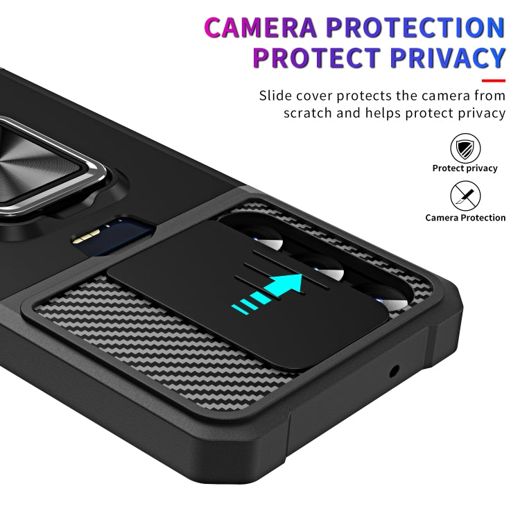 Sliding Camshield Phone Case with Ring Holder & Card Slot, For Samsung Galaxy S23 5G, For Samsung Galaxy S23+ 5G, For Samsung Galaxy S23 Ultra 5G, For Samsung Galaxy A14 5G