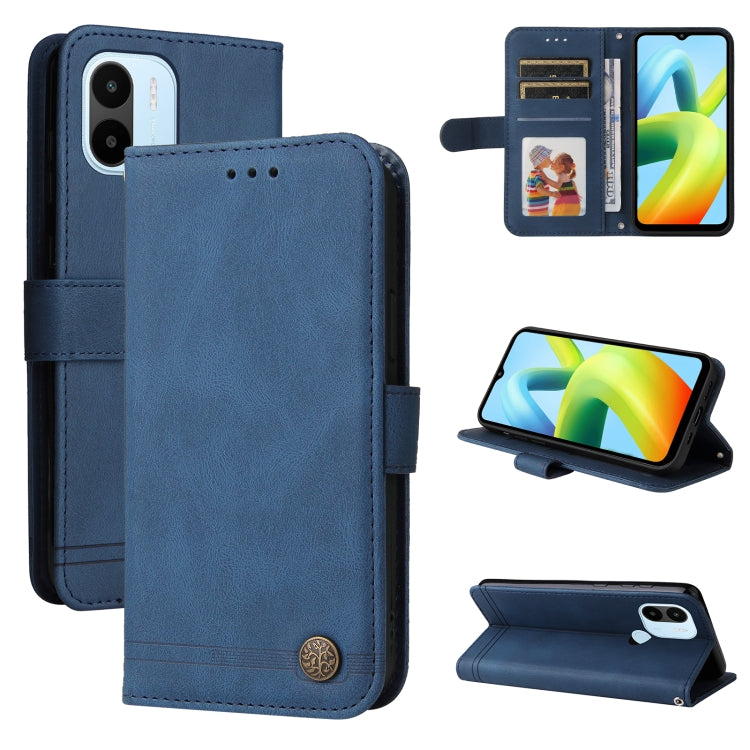 Skin Feel Life Tree Metal Button Leather Phone Case, For Xiaomi Redmi A1+, For Xiaomi Redmi 11 Prime 4G, For Xiaomi Redmi Note 12 China, For Xiaomi Redmi Note 12 Pro 5G China, For Xiaomi Redmi Note 12 Pro+ China
