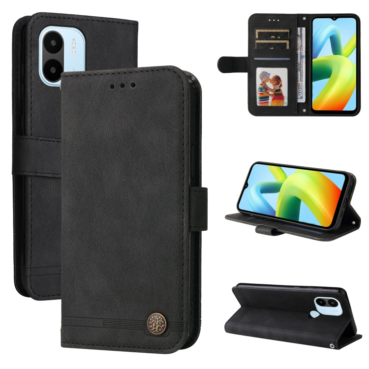 Skin Feel Life Tree Metal Button Leather Phone Case, For Xiaomi Redmi A1+, For Xiaomi Redmi 11 Prime 4G, For Xiaomi Redmi Note 12 China, For Xiaomi Redmi Note 12 Pro 5G China, For Xiaomi Redmi Note 12 Pro+ China