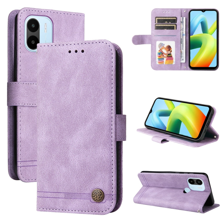 Skin Feel Life Tree Metal Button Leather Phone Case, For Xiaomi Redmi A1+, For Xiaomi Redmi 11 Prime 4G, For Xiaomi Redmi Note 12 China, For Xiaomi Redmi Note 12 Pro 5G China, For Xiaomi Redmi Note 12 Pro+ China