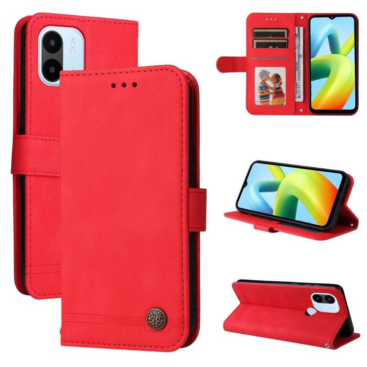 Skin Feel Life Tree Metal Button Leather Phone Case, For Xiaomi Redmi A1+, For Xiaomi Redmi 11 Prime 4G, For Xiaomi Redmi Note 12 China, For Xiaomi Redmi Note 12 Pro 5G China, For Xiaomi Redmi Note 12 Pro+ China