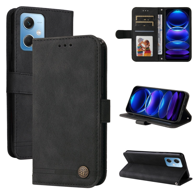 Skin Feel Life Tree Metal Button Leather Phone Case, For Xiaomi Redmi A1+, For Xiaomi Redmi 11 Prime 4G, For Xiaomi Redmi Note 12 China, For Xiaomi Redmi Note 12 Pro 5G China, For Xiaomi Redmi Note 12 Pro+ China