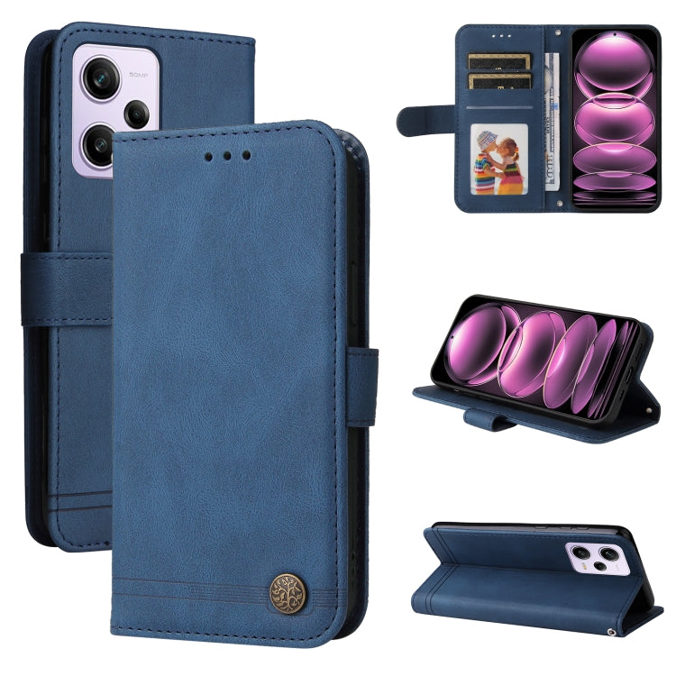 Skin Feel Life Tree Metal Button Leather Phone Case, For Xiaomi Redmi A1+, For Xiaomi Redmi 11 Prime 4G, For Xiaomi Redmi Note 12 China, For Xiaomi Redmi Note 12 Pro 5G China, For Xiaomi Redmi Note 12 Pro+ China