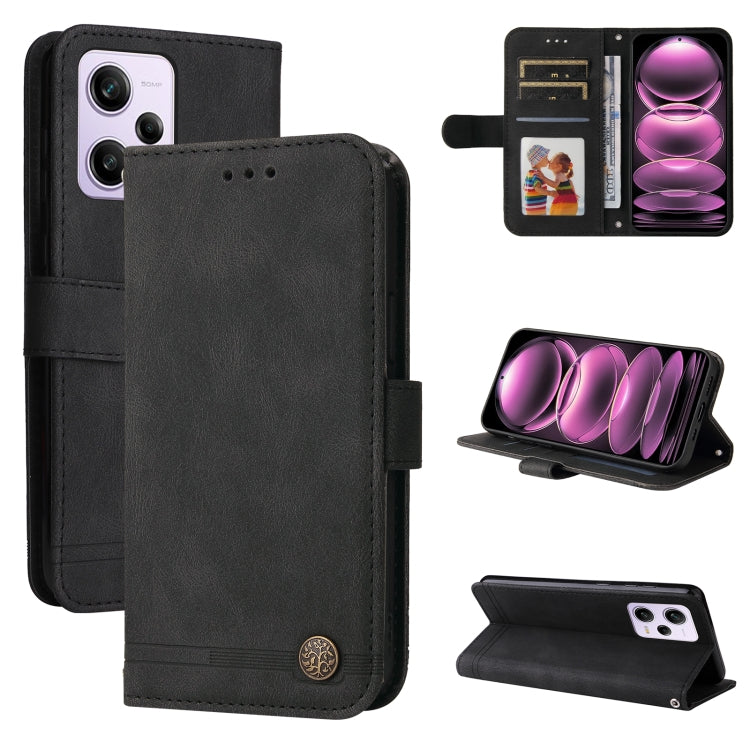 Skin Feel Life Tree Metal Button Leather Phone Case, For Xiaomi Redmi A1+, For Xiaomi Redmi 11 Prime 4G, For Xiaomi Redmi Note 12 China, For Xiaomi Redmi Note 12 Pro 5G China, For Xiaomi Redmi Note 12 Pro+ China