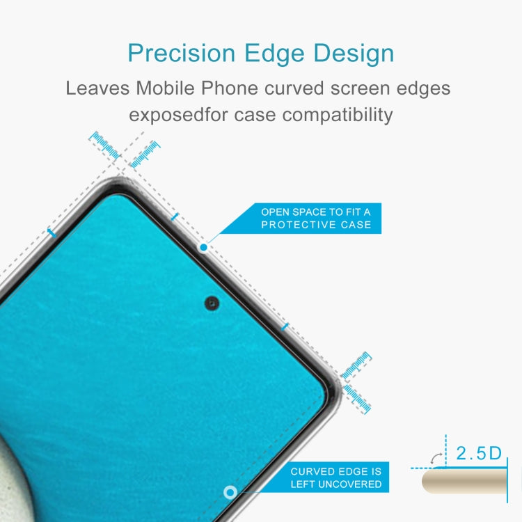 50pcs 0.26mm 9H 2.5D Tempered Glass Film, For Samsung Galaxy A54 5G (50 PCS)