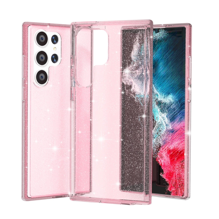 Shockproof Terminator Style Glitter Powder Phone Case, For Samsung Galaxy S23 5G, For Samsung Galaxy S23+ 5G, For Samsung Galaxy S23 Ultra 5G, For Samsung Galaxy A14 5G