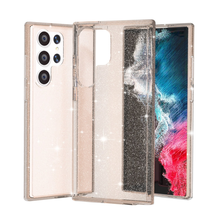 Shockproof Terminator Style Glitter Powder Phone Case, For Samsung Galaxy S23 5G, For Samsung Galaxy S23+ 5G, For Samsung Galaxy S23 Ultra 5G, For Samsung Galaxy A14 5G