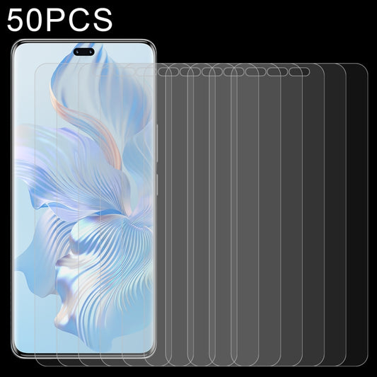 50pcs 0.26mm 9H 2.5D Tempered Glass Film, For Honor 80 / 80 SE(50 PCS), For Honor 80 Pro(50 PCS), For Cricket Debut Smart (50 PCS), For TCL 405 (50 PCS), For Sharp Rouvo V (50 PCS)