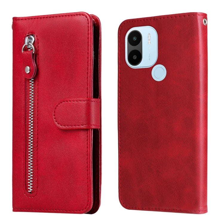 Calf Texture Zipper Leather Phone Case, For Xiaomi Redmi A1+, For Xiaomi Redmi 11 Prime 4G, For Xiaomi Redmi Note 12 China, For Xiaomi Redmi Note 12 Pro 5G China, For Xiaomi Redmi Note 12 Pro+ China