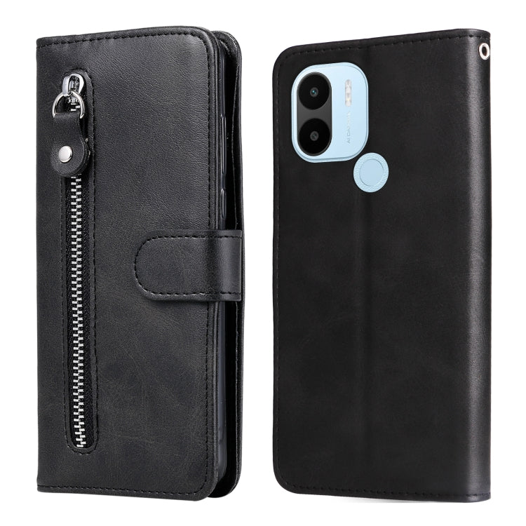 Calf Texture Zipper Leather Phone Case, For Xiaomi Redmi A1+, For Xiaomi Redmi 11 Prime 4G, For Xiaomi Redmi Note 12 China, For Xiaomi Redmi Note 12 Pro 5G China, For Xiaomi Redmi Note 12 Pro+ China