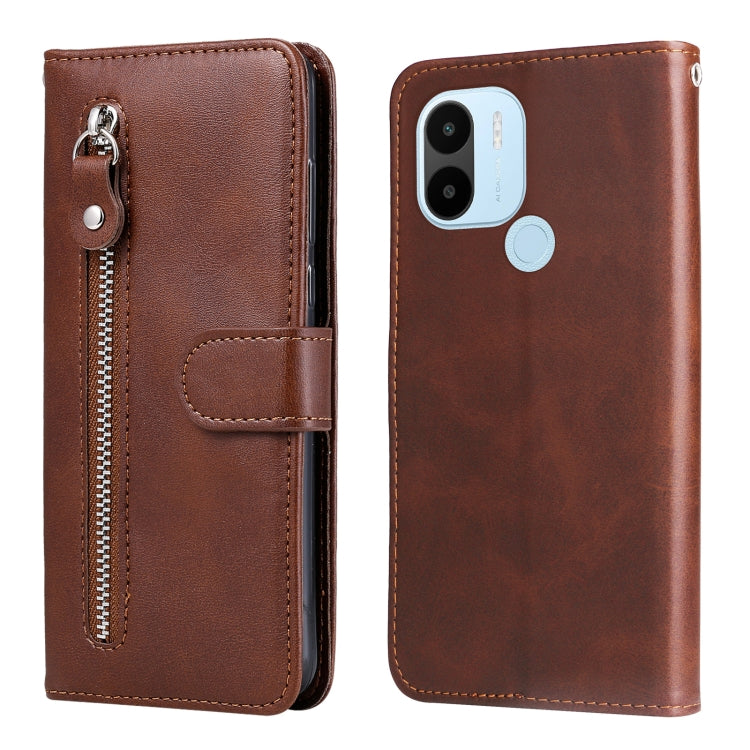 Calf Texture Zipper Leather Phone Case, For Xiaomi Redmi A1+, For Xiaomi Redmi 11 Prime 4G, For Xiaomi Redmi Note 12 China, For Xiaomi Redmi Note 12 Pro 5G China, For Xiaomi Redmi Note 12 Pro+ China