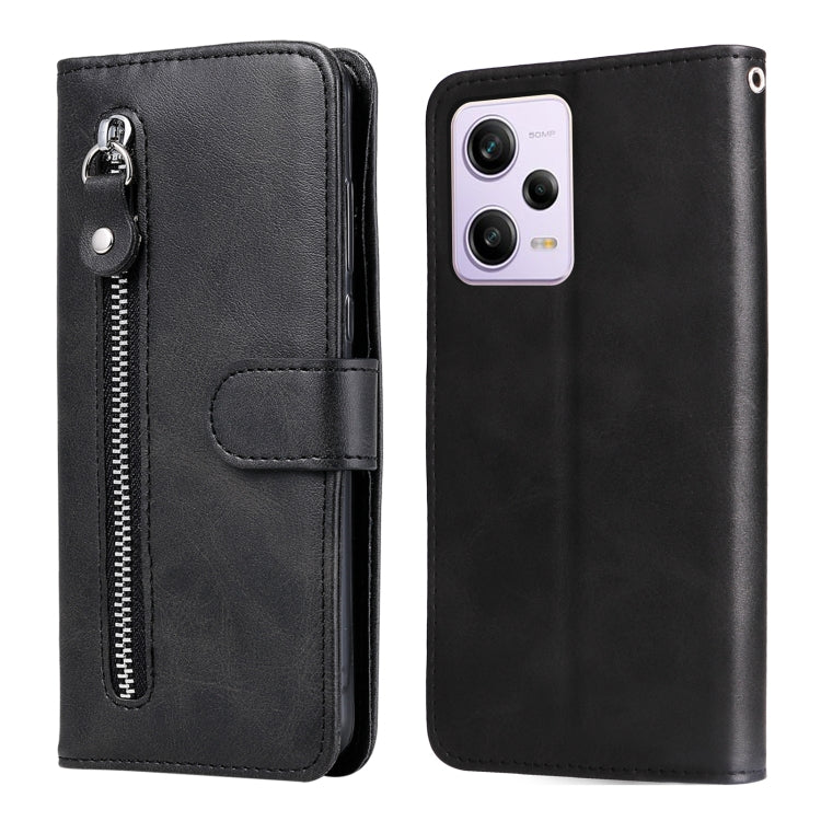 Calf Texture Zipper Leather Phone Case, For Xiaomi Redmi A1+, For Xiaomi Redmi 11 Prime 4G, For Xiaomi Redmi Note 12 China, For Xiaomi Redmi Note 12 Pro 5G China, For Xiaomi Redmi Note 12 Pro+ China