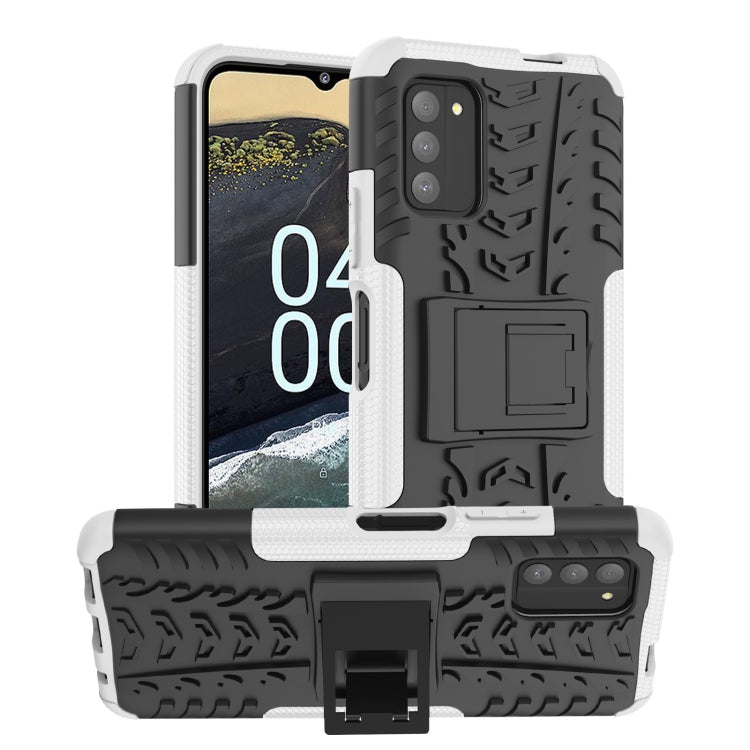 Tire Texture TPU + PC Phone Case with Holder, For Nokia C100, For Nokia C200, For Nokia G100, For Sony Xperia 5 IV, For OPPO A57 4G