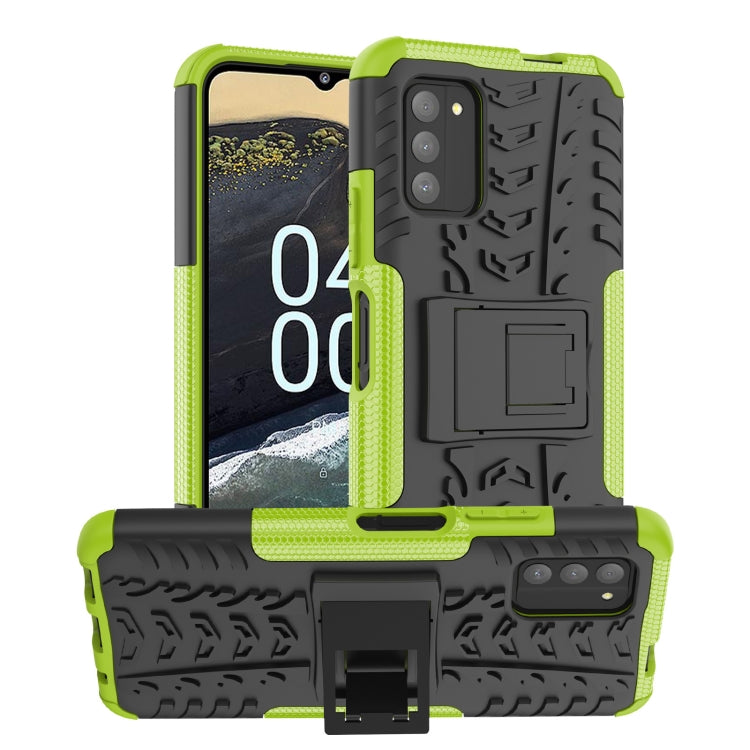 Tire Texture TPU + PC Phone Case with Holder, For Nokia C100, For Nokia C200, For Nokia G100, For Sony Xperia 5 IV, For OPPO A57 4G