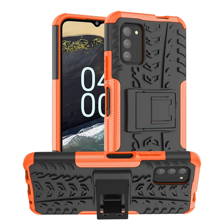 Tire Texture TPU + PC Phone Case with Holder, For Nokia C100, For Nokia C200, For Nokia G100, For Sony Xperia 5 IV, For OPPO A57 4G