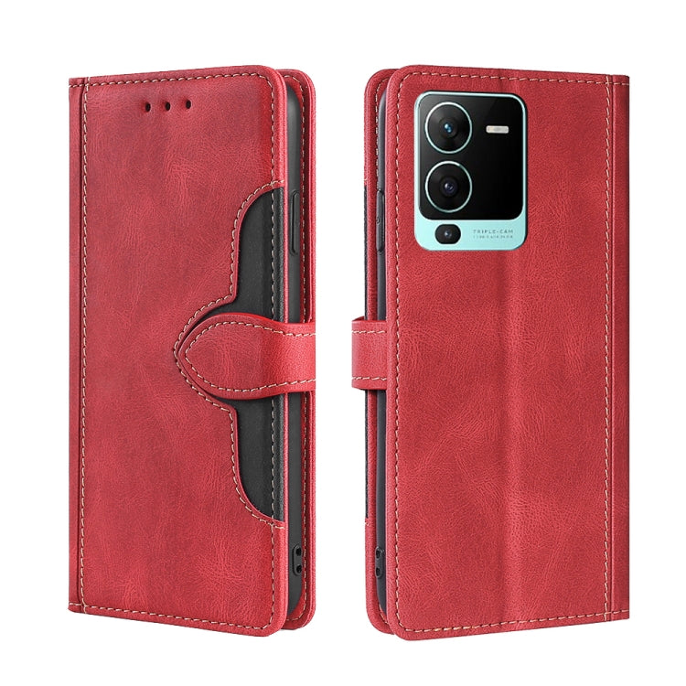 Skin Feel Magnetic Buckle Leather Phone Case, For Motorola Moto G72 4G, For vivo V25 Pro 5G, For Xiaomi Redmi Note 12 China, For Xiaomi Redmi Note 12 Pro 5G China, For Xiaomi Redmi Note 12 Pro+ China, For Xiaomi Redmi A1+ 4G                            ...