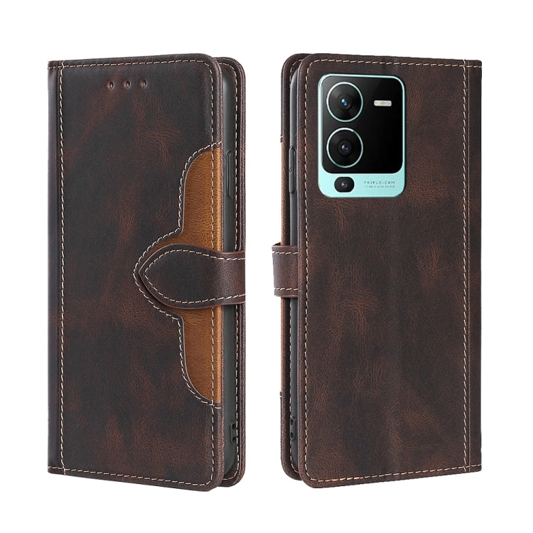 Skin Feel Magnetic Buckle Leather Phone Case, For Motorola Moto G72 4G, For vivo V25 Pro 5G, For Xiaomi Redmi Note 12 China, For Xiaomi Redmi Note 12 Pro 5G China, For Xiaomi Redmi Note 12 Pro+ China, For Xiaomi Redmi A1+ 4G                            ...