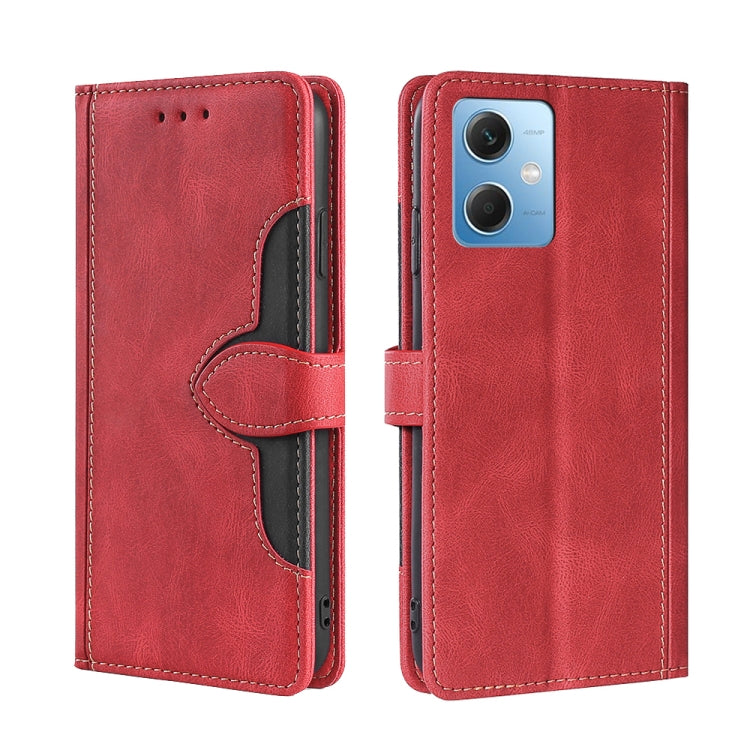 Skin Feel Magnetic Buckle Leather Phone Case, For Motorola Moto G72 4G, For vivo V25 Pro 5G, For Xiaomi Redmi Note 12 China, For Xiaomi Redmi Note 12 Pro 5G China, For Xiaomi Redmi Note 12 Pro+ China, For Xiaomi Redmi A1+ 4G                            ...